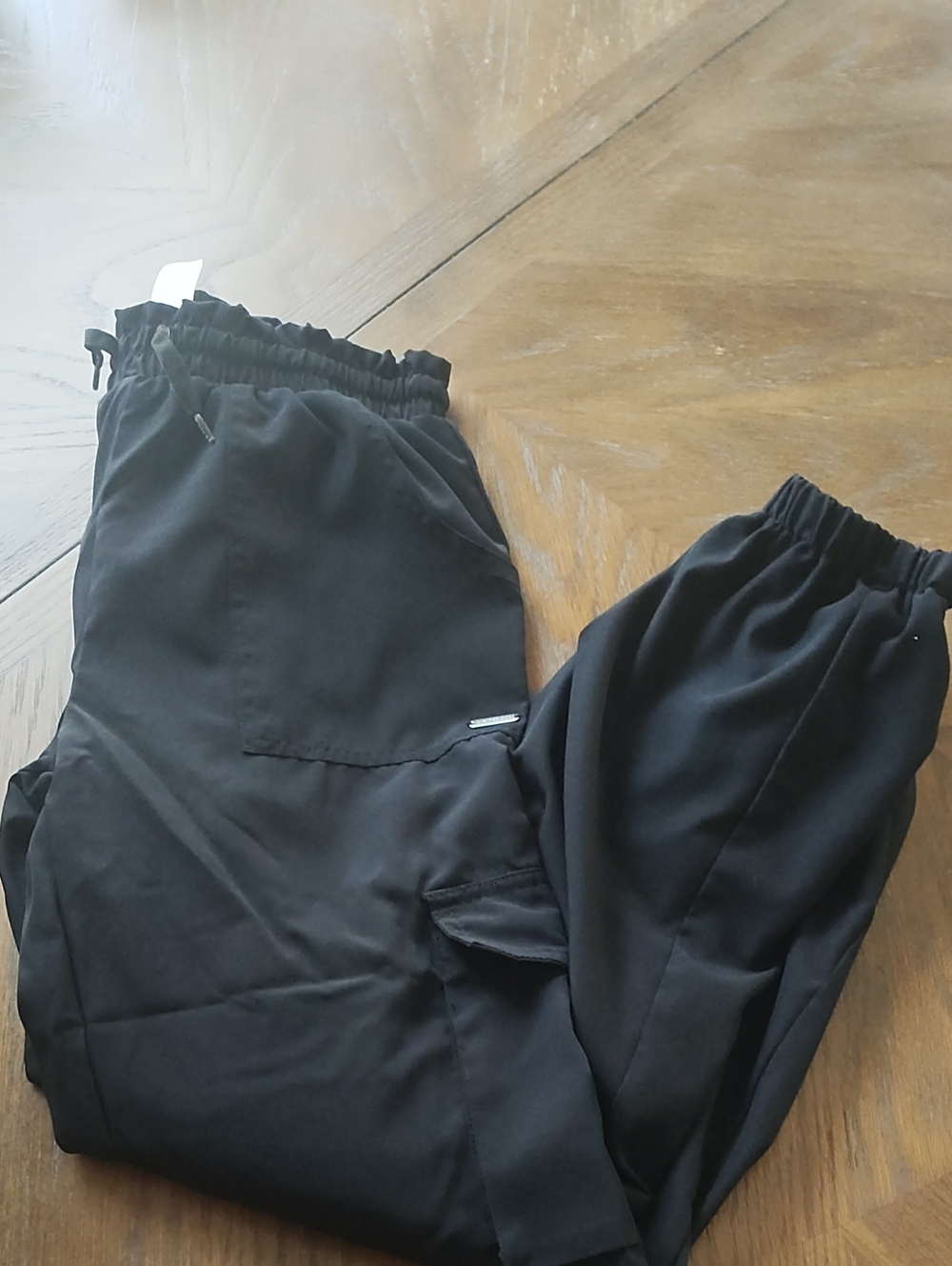 Girls Black Elastic Waist Joggers-Limited Too